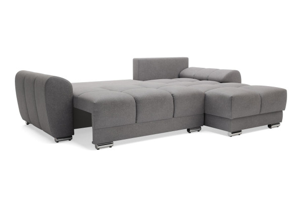 Komfortabel Schlofschlofen Couch mat Bettfunktioun Sofa Polster Eckgarnitur Ecksofa