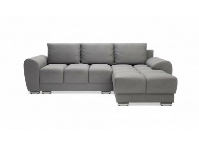Komfortabel Schlofschlofen Couch mat Bettfunktioun Sofa Polster Eckgarnitur Ecksofa