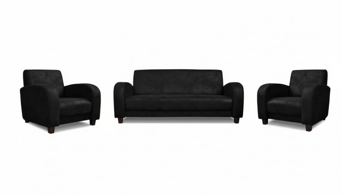 Sofagarnitur Modern 321 Sëtzer Ledersofa Couch Wunnlandschaft Garnitur