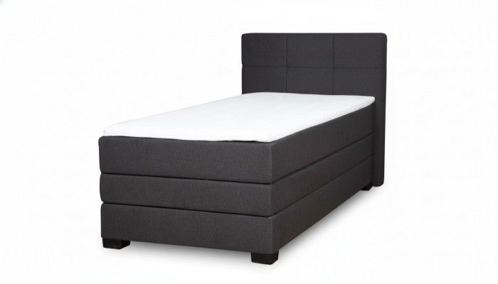Boxspringbett Hotelbetter 90x200cm Komplett Bettkëschten inkl. Topper