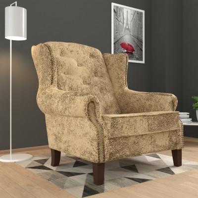 Ohrensessel Lounge Fernseh Club Polster Sëtz Sessel Design Couch Canapé