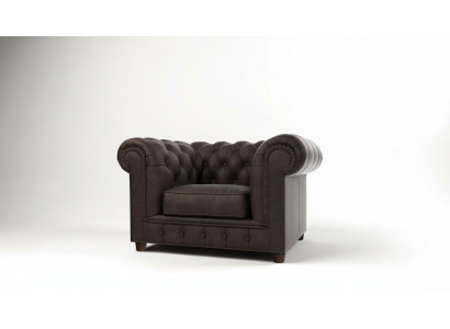 Sëtz Fernseh Sëtz Club Lounge Textil Lieder Édelt Design Chesterfield