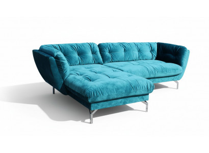Ecksofa L-Form Sofa Couch Design Couchen Polster Stoff Nei Eck Garnitur
