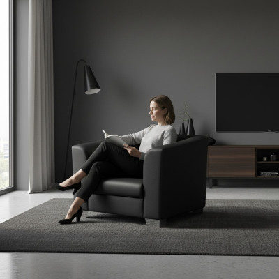 Lounge Luxus Tëlee Club Polster Still Fotell Canapé Design Divan Relax
