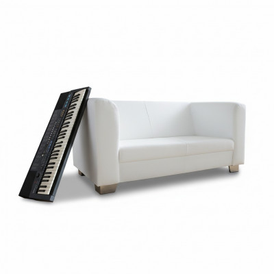 Sofa Sofa Design Polster Modern Leder Sofasen 2 Sëtzer Zweisëtzer Designer Nei