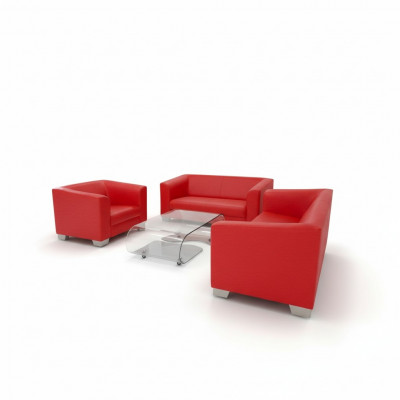 Sofagarnitur 3+2+1 Sëtzer Set Design Sofas Polster Relax Lieder Couchen