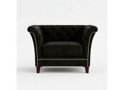 Chesterfield Fauteuil Canapé Polster 1 Sëtz Samt Design Canapéen Deko Sofaen