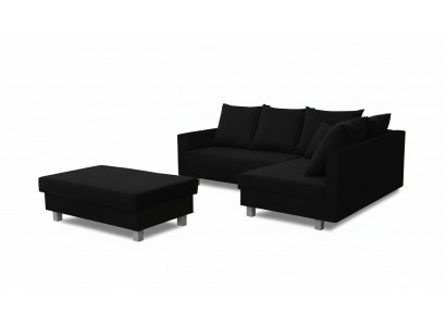 Eckcanapé L-Form mat Puff Design Canapé Eckcanapé Couch Polster Textil Sofas Nei