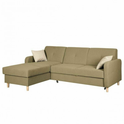 Eckcouch L-Form Canapé Wunnlandschaft Garnitur Polsterdesign Schlofffunktion Modern