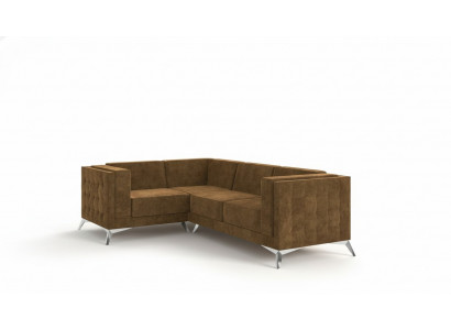 Stoff L-Form Couch Wunnlandschaft Ecksofa Garnitur Modern Design Sofa