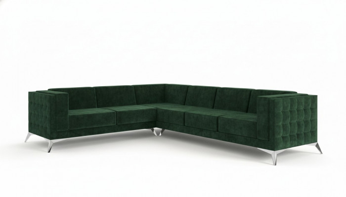 Stoff L-Form Canapé Wunnlandschaft Ecksofa Garnitur Design Modern Sofa Modern Nei
