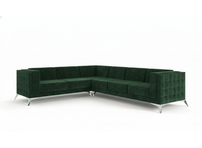 Stoff L-Form Canapé Wunnlandschaft Ecksofa Garnitur Design Modern Sofa Modern Nei