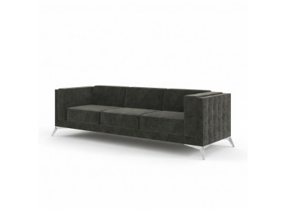 Design Sofa 3 Sëtzer Chesterfield Canapé Polstersofa Designsofa Dräisëtzer Nei