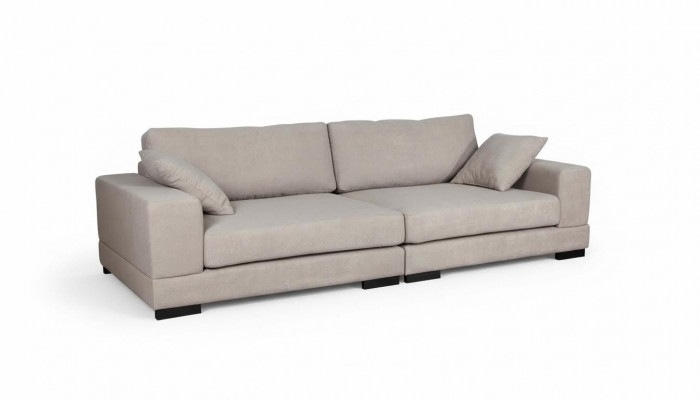 Sofa 4-Sëtzer Stoffsofa Luxus Designer Couch Couchen grouss Polster Lümmel 274cm