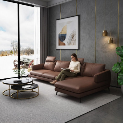 Sofa L-Form Liederdivan Couch Wunnlandschaft Ecksofa Garnitur Modern Couchen Nei