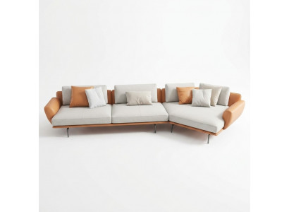 Eckcouch L-Form Stoff Canapé Wunnlandschaft Garnitur Design Modern Sofa Neit Sofas