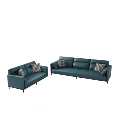 Sofa 3 Sëtzer Lieder-Sofa Couch Wunnlandschaft Garnitur Design Modern Sëtz