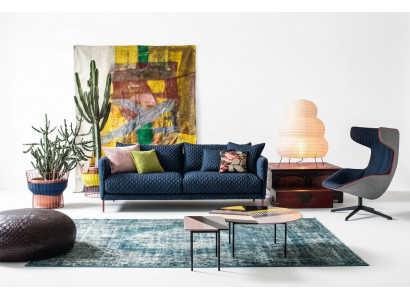 Design Grupp Couch Polster Garnitur Fautteuil Sofas Sofa 3 Sëtzer + Ouersessel