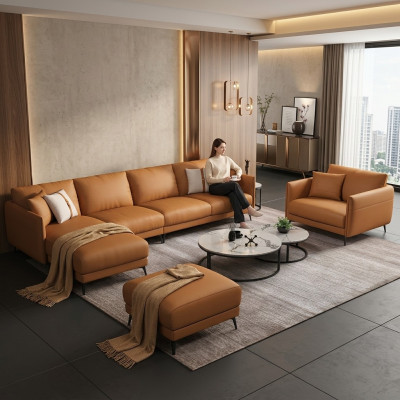 Wunnlandschaft Garnitur Design Modern Sofas Modern Ecksofa Ledersofa Canapé Neit