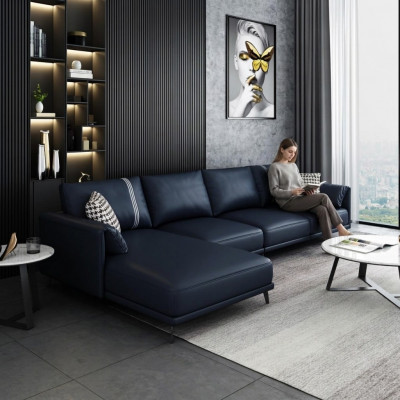 Héichwäerteg Eckeckcouch Wunnlandschaft Ecks Sofa L-Form Lieder Couch Garnitur Sofa Neit