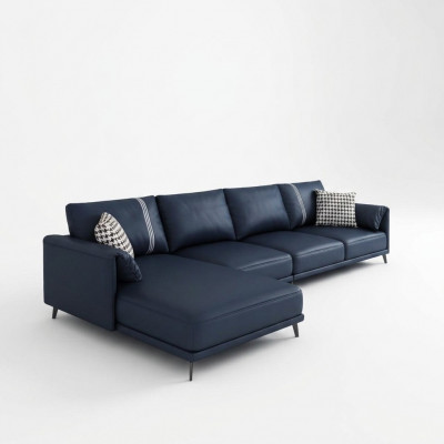 Héichwäerteg Eckeckcouch Wunnlandschaft Ecks Sofa L-Form Lieder Couch Garnitur Sofa Neit