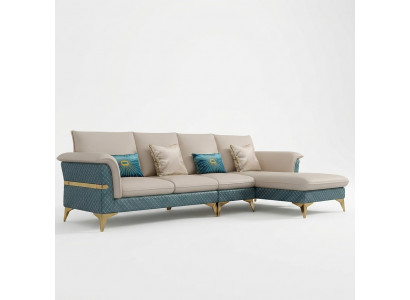 Design Ecksofa L-Form Modern Sofas Liederbett Canapé Wohnlandschaft Modern Sofa