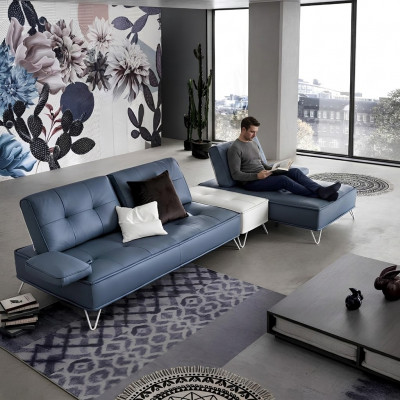 Wunnlandschaft Couch Polster Textil Stoffer Lieder Sëtz Garnitur Eck L-Form Ecksott.