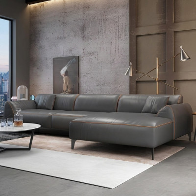 Wunnlandschaft Canapé Polster Textil Lieder Stoff Sëtz Garnitur Eck Ecksofa L-Form.