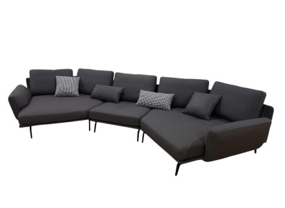 Eckcouch an L-Form Wohnlandschaft Sofa Couch Polster Sofae Garnitur Liederdivan Couchen