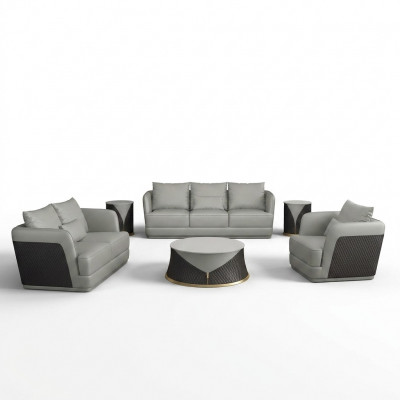 Dräi-Sëtzer Design Sofa Couch Polster Sofa 3 Sëtzer Lieder-Sofa Modern Relax Club