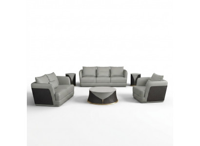 Dräi-Sëtzer Design Sofa Couch Polster Sofa 3 Sëtzer Lieder-Sofa Modern Relax Club
