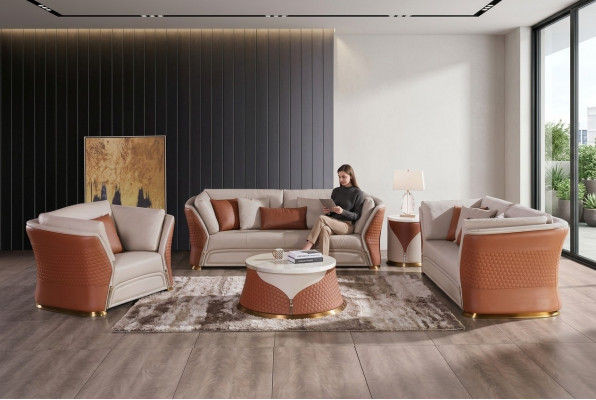 Canapé-Suite Polster-Suite Wunnlandschaft Canapé Couch Polster Suite