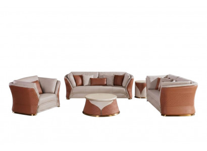Canapéen Sofas Polster Lieder 32 Sëtz Sofasett Designer Garnituren
