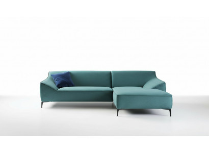 Wunnlandschaft L-förmeg Ecksofa Sofa Couch Polster Eck Garnitur Stoff Sofas Nei
