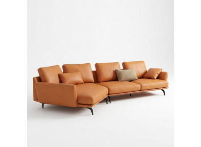 Eck Eckcouch L-Form Wunnlandschaft Canapé Polsterserie Lieder Stoff Canapéen