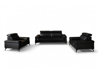 Sofagarnitur 3+1+1 Sëtzer Wunnlandschaft Sofa Couch Polster Garnitur Sofas Lieder