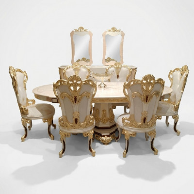 Iessdësch Holzdësch Dësch Grupp Iesszëmmer Wunngszëmmer Garnitur Holz Design Dëscher