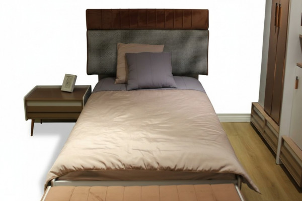 Kannerbett Modern Bett Jugendzëmmer Bett 207 x 120 cm Kannerzëmmer Nei