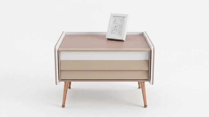 Design Nuetsdësch Konsol Niewendëschlafzëmmer Luxus Konsoldëscher Holz
