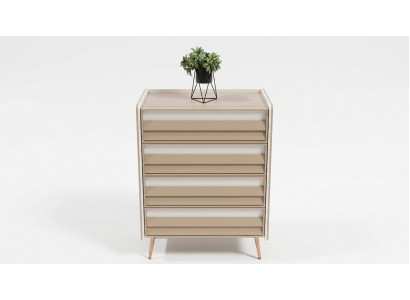 Modern Kommode mat 2 Tiräng Miwwelen Designer Sall Kannerzëmmer Nei