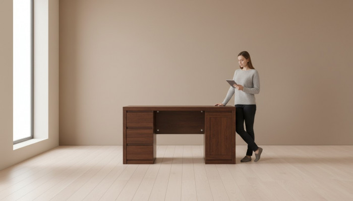 Dësch Schreifdësch Holzdësch Computerdësch Massivholz Bürodesk Büromiwwel Dëscher