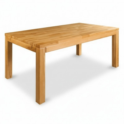 Iessdësch Holz Wunn-Iess-Zëmmer Dësch 140x90cm Iessdëscher Massiv Massivholz Dëscher