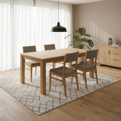 Iessdësch Holz Dëscher Wunnen Iess Zëmmer Dësch Massivholz Iessdëscher Echt Holz 80x80