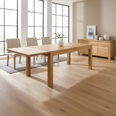 Iessdësch Holz Dëscher Wunn Iess Zëmmer Dësch 140x90cm Massiv Massivholz Iessdëscher