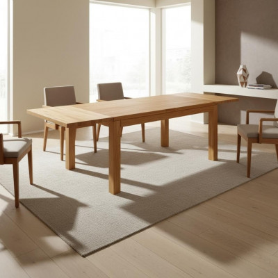 Iessen Dësch Holz Dëscher Wunnen Iess Zëmmer Dësch Massivholz 160x90cm Iessdëscher Massiv