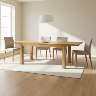 Iessdësch Holz Dëscher Wunn Iesszëmmer Dësch 180x90cm Massivholz Iessdëscher Massiv