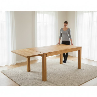 Iessdësch Holz Dëscher Wunnzëmmer Iesszëmmer Dësch 120x90cm Iessdëscher Massiv Massivholz