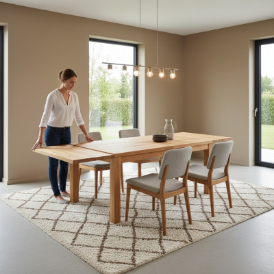 Iessdësch Holz Dëscher Wunn Iess Zëmmer Dësch 120x80 Massivholz Iessdëscher Echt Holz