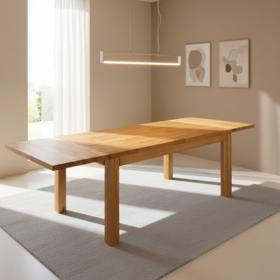 Iessdësch Holz Dëscher Wunn-Iessraum Dësch 120x80 cm Massivholz Iessdëscher Echt Holz
