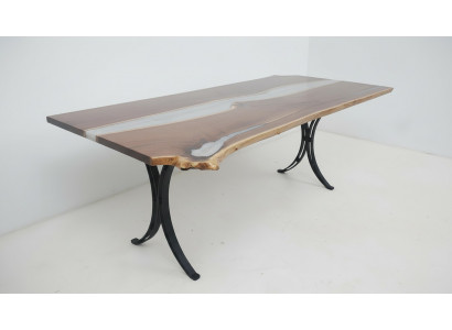 Iessdësch Mier Waasser Floss Echt Holz Flossdësch 220x110 Dëscher
